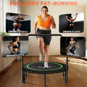 BCAN 450 LBS Foldable Mini Trampoline, 40