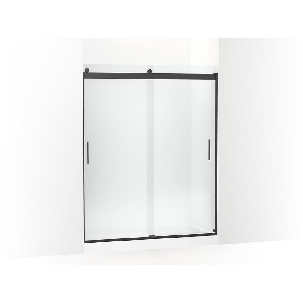 KOHLER 706009D3BL Levity 5660 in. W x 74 in. H Sliding Frameless Sh