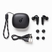 Soundcore by Anker P25i True Wireless Earbuds, AI-Enhanced Calls, 10mm Drivers, 22 Preset EQs, 30H Playtime, Fast Charging, IPX5 Water Resistant, Black, A3949D11