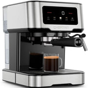 Chefman RJ54-SS-15-D-AM CraftBrew Espresso Machine, 15-Bar Pump Digital Espresso Maker W/Steam Wand for Latte & Cappuccino, Compact Espresso Coffee Machine W/ 1.5L Re