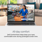 Dell 16 DC16251 Laptop, 16-Inch FHD+ Touchscreen, Intel Core 7 150U Processor, 32GB DDR5 RAM, 1TB SSD, Platinum Silver