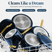 Gotham Steel Modern Collection 11-Pc. Cookware Set - BLACK ONE SIZE