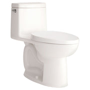 American Standard Cadet Loft One-Piece Elongated Comfort-Height Toilet, White, 1.28 GPF, Floor Mount, 2535128.020