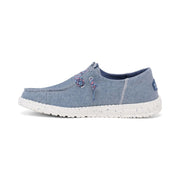 Heydude Wendy Funk Friendship Lace Slip-On Shoes for Women, Navy Blue, Size 11, 44246