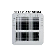 RV Air AC-101G Air Conditioner Filter Replacement, 6