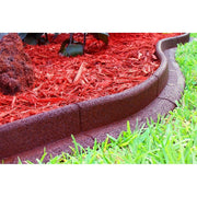 Eco Border Red Rubber Landscape Garden Edging 3 in x 48 in Pack of 6