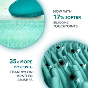 Foreo F1283 Luna 4 Men's Skin & Beard Face Cleansing Brush & Firming Massager, Green