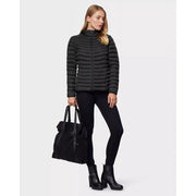 32 Degrees Women's Ultra-Light Down Packable Puffer Jacket, Black, Medium, 90/10 RDS Certified Down, 650 Fill Power, Nylon Shell, Zippered Pockets, 1726666