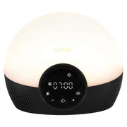 Lumie Bodyclock Glow 150 Sunrise Alarm Clock with Sunset Simulation, 10 Sleep and Wake Sounds, Adjustable Warm LED Light, Auto-Dimming Display, Black