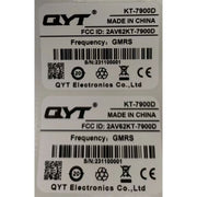 QYT KT-7900D Mobile Radio, Quad Band, 25W Output, 200 Channels, Black, Hand Microphone Included