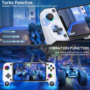 Beboncool Mobile Gaming Controller for Android /IPhone, Wireless Gamepad Designed for Xbox Game Pass Ultimate, Steam Link, Arcade, GeForce Now, White