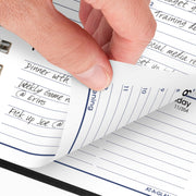 ACCO Brands DayMinder 2026 Weekly Appointment Book Planner, Hourly Layout, Black Faux Leather Cover, 3.5 x 6 in