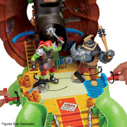Playmates Toys Tales of the Teenage Mutant Ninja Turtles Pet Turtle Playset, Transforming 18-Inch Training Arena, Multicolor