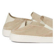 OluKai 20539-2020 Pehuea Luxe Suede Slip-On Sneakers for Ladies - Tapa/Tapa - 6M