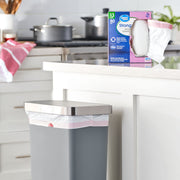 REYNOLDS CONSUMER PRODUCTS E65364 Strong Flex Tall Kitchen Drawstring Trash Bags, Lavender Fields Scent, 13 Gallon, 80 Count