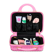 Walmart Hard Shell Cosmetic Travel Case, Durable Lightweight Pink, Compact 12 x 5.75 x 10 in