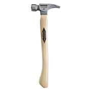 Stiletto TI16SC 16 oz Ti Smooth Face with Curved Hickory Handle, 18