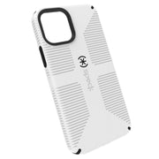 Speck Apple iPhone 15, iPhone 14 and iPhone 13 Phone Case CandyShell Grip White and Black with MagSafe