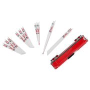 Milwaukee 49-22-1110 Sawzall Wood and Metal Cutting Bi-Metal Reciprocating Saw Blade Set (10 Piece)
