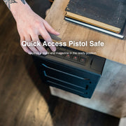 Vaultek Slider Series Biometric Handgun Safe with ViSN WiFi Connectivity, Quick Access, Black Carbon Steel, NSL2i