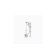 Kohler 22179-G-CP Bancroft 3-Spray Dual Wall Mount Fixed and Handheld Shower Head, 1.75 GPM in Polished Chrome