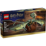 LEGO Harry Potter Norbert Hagrid's Baby Dragon Building Toy Set, 482 Pieces, Posable Figure with Foil Wings and Hatching Egg Display, Ages 9+, 76477