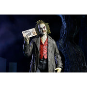 NECA Beetlejuice 7-Inch Scale Action Figure, Ultimate Tour Guide Bio-Exorcist, Articulated with Interchangeable Faceplates and Accessories, Collector-Friendly Packaging