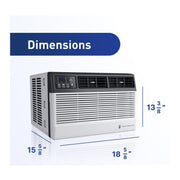 Friedrich Chill Premier Window Air Conditioner, 8,000 BTU, Wi-Fi Enabled, Remote Control, White, CCR-CCW08B10BC
