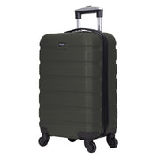 Wrangler WR-87720-310 20 Carry-on Rolling Hardside Spinner Luggage, Deep Depth, Green