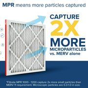 Filtrete 9820-2PK-3 12x24x1 HVAC Furnace Air Filter, MPR 1000 MERV 11, Allergen Defense, 6 Pack
