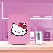 Hello Kitty Mini Fridge, Thermoelectric Cooler, Pink, 4 Liter, 6 Can Capacity, Model 19271