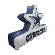 Logo Brands Dallas Cowboys Pre-Lit 7'X10' Team Inflatable - Durable Fabric