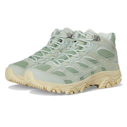 Merrell Moab 3 Mid WP Women's Hiking Boots, Waterproof Suede Leather, Vibram TC5+ Outsole, Shock Absorbing Heel, Sage, 8.5 J038620