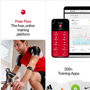 Polar Verity Sense Optical Heart Rate Sensor with Bluetooth and ANT+ Connectivity, Black, Adjustable Band M to XXL