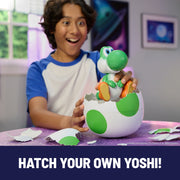 Yoshi 6077290 Hatchin' Yoshi Interactive Figure from The Super Mario Galaxy Movie, Green Plastic, Moving Parts