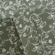 Soft Washed Sheet Set, 6 Piece, Riley Floral Sage, King