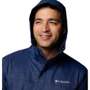 Columbia Men's Watertight II Rain Jacket, Waterproof Nylon Shell, Omni-Shield Technology, Packable, Collegiate Navy, XL, 153389