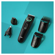 Braun AIO3450 5-in-1 Series 3 3450 Trimmer Kit, Black