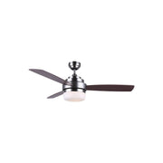 BLACK+DECKER BCF5262R 52-Inch 3-Bladed Remote Controllable Brushed Nickel Ceiling Fan with Reversible Blades