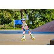 Roller Derby Candi Girl Lucy Adjustable Girls Roller Skates, Watermelon, Small 12-2, U771WA-S