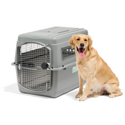 Petmate 00500 Sky Kennel Airline Friendly Dog Crate Plastic Travel Pet Carrier, Extra-Large XL 40