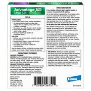 Advantage XD Large Cat Flea Prevention Topical Treatment, 4 Doses, 2 Months Protection Per Dose