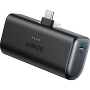 Anker Nano 5000mAh 22.5W Power Bank with Built-in USB-C Connector - Black