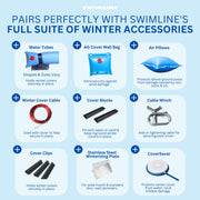 Swimline 25 ft. x 40 ft. Rectangle In-Ground Swimming Pool Leaf Cover-CO92540R