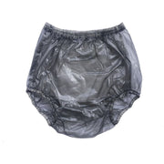 Pukitry High-Waisted Adult Incontinence Pull-On Plastic Waterproof Pants, Blue, 3X-Large, Pack of 3
