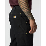 Carhartt Iconic B01 Firm Duck Double-Front Utility Work Pants, Black, 32W x 30L, 106679