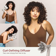 Shark HD435 FlexStyle Air Styling & Drying System, Powerful Hair Blow Dryer and Multi-Styler - Stone Curly & Coily