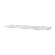 Apple MK2C3LL/A Magic Keyboard with Numeric Keypad and Touch ID for Mac Models with Apple Silicon (Silver/White Keys)