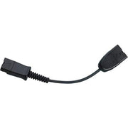 Poly 85Q47AA Headset Cable 5.1in 4-Pin to 6-Pin Quick Disconnect Compatible with HP Devices