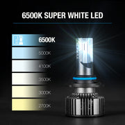 Type S UltraBright LED Fog Light, H8/H9/H11/H16JP Single Beam, 1800 Lumens, 6500K Cool White, 26W, 2 Pack AUTOLEDALIGHT